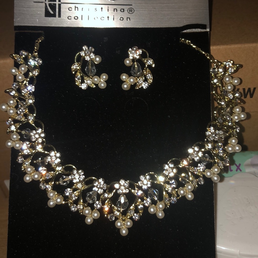 Brand new necklace and earrings